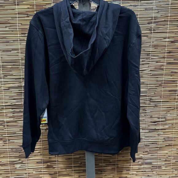 ID Ideology Womens Plus Size Fleece Hooded Pullover Sweatshirt Black 3X - Picture 3 of 3